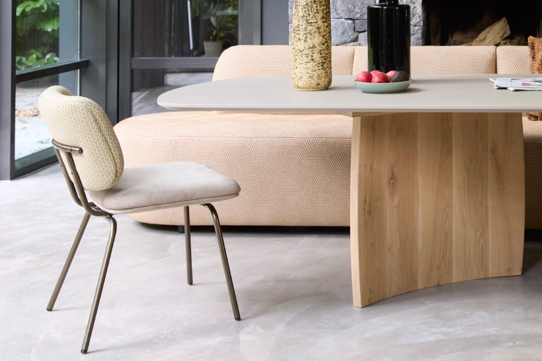 Eetkamerstoel Kobe duo-stof zonder arm Sfeerbeeld 1